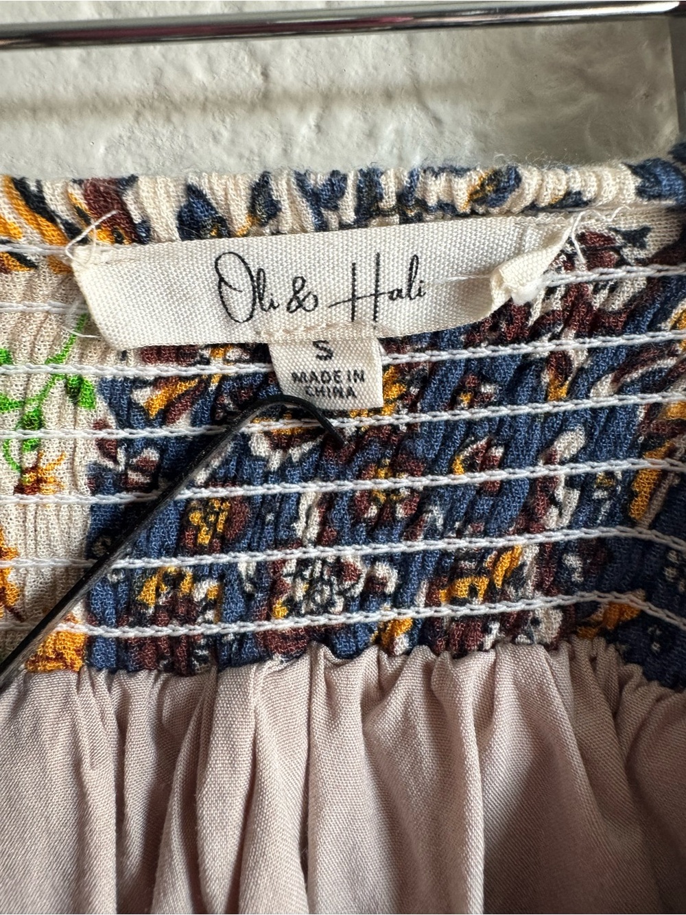 Oli & Hali Multi-Color Asymmetrical Patchwork Skirt - Picture 8 of 12